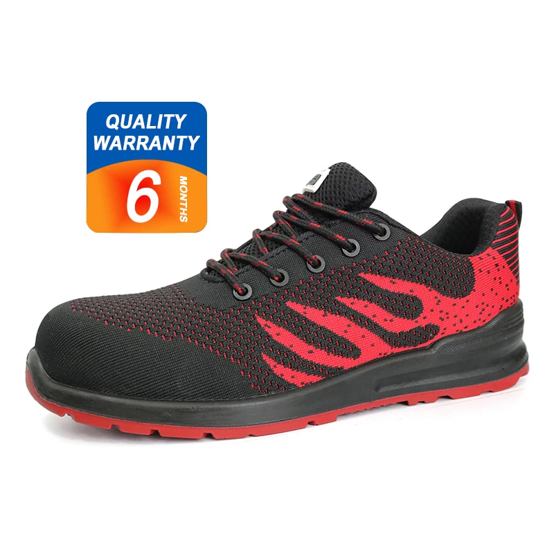 China SP021 PU injection lightweight plastic toe cap stylish safety shoes manufacturer