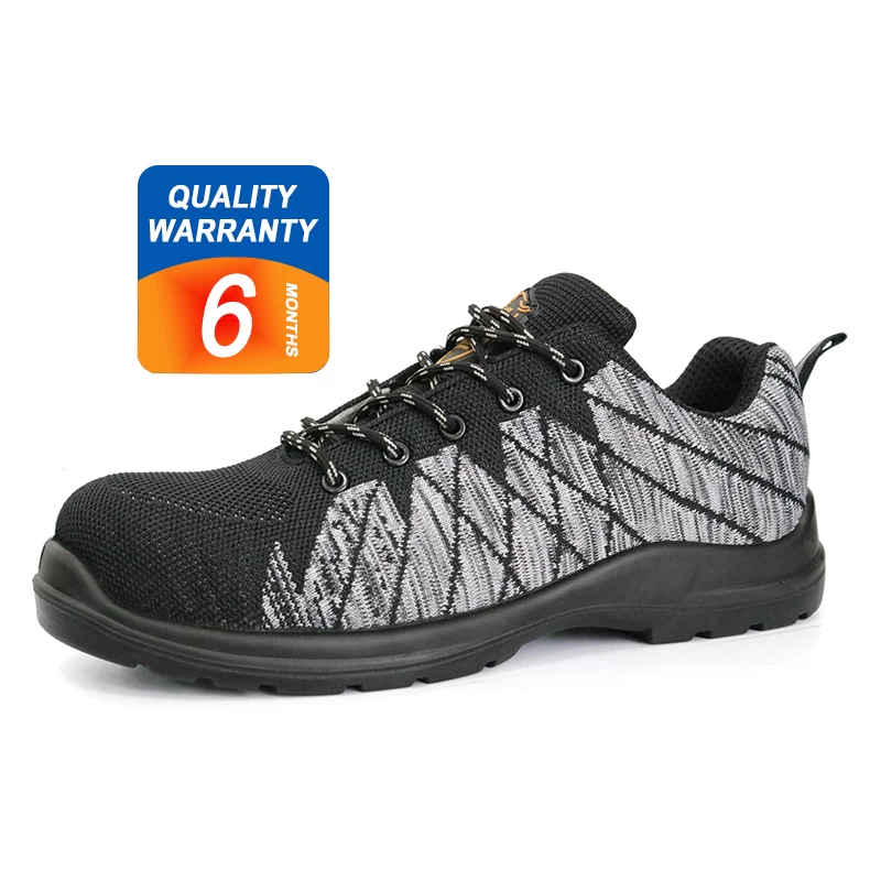 China SU022 Oil resistant lightweight plastic toe cap air casual safety shoes manufacturer