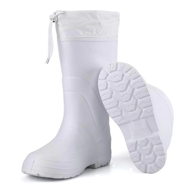 China SQ-901 White food industry lightweight men winter EVA boots men manufacturer