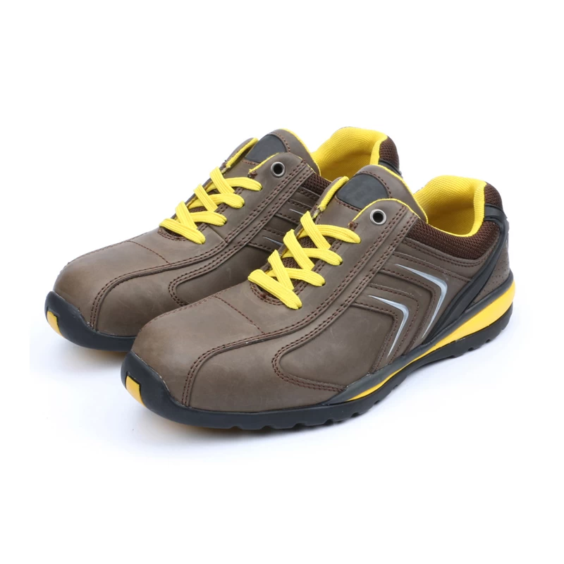 China SRS003 cemented rubber sole sport hiking safety shoes manufacturer