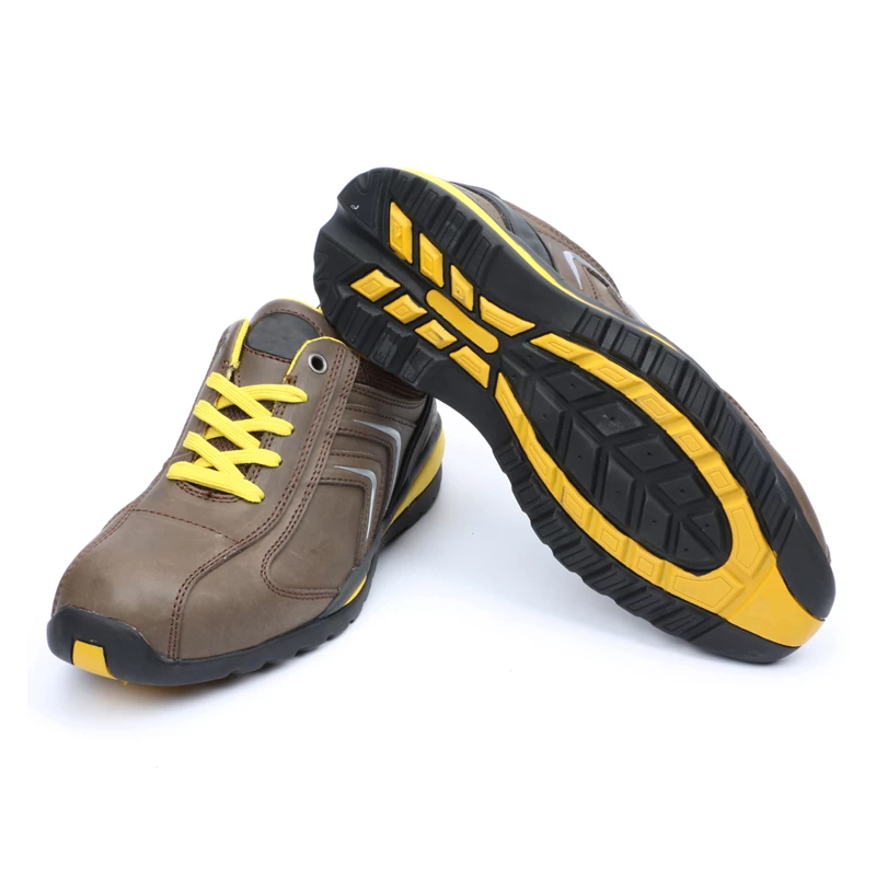 China SRS003 cemented rubber sole sport hiking safety shoes manufacturer