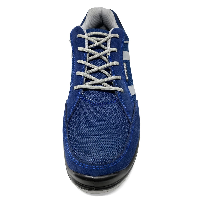 China SU035 Anti slip suede leather composite toe puncture proof sport safety shoes manufacturer