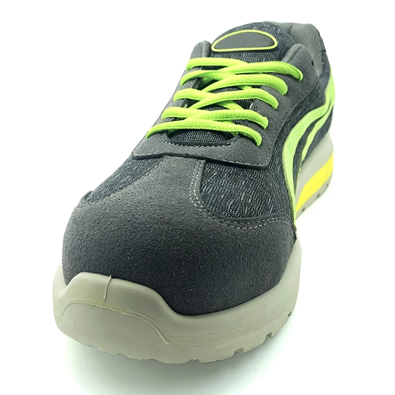 China SU052 Slip resistant metal free men stylish sport safety shoes composite toe manufacturer