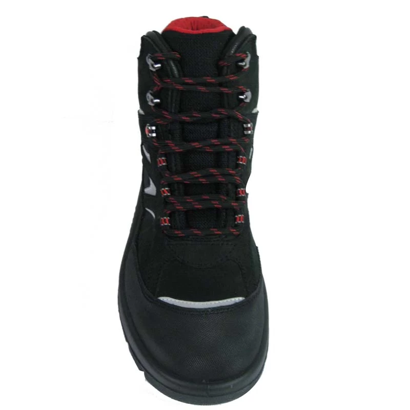China Suede leather Desma injection PU sole safety shoes manufacturer