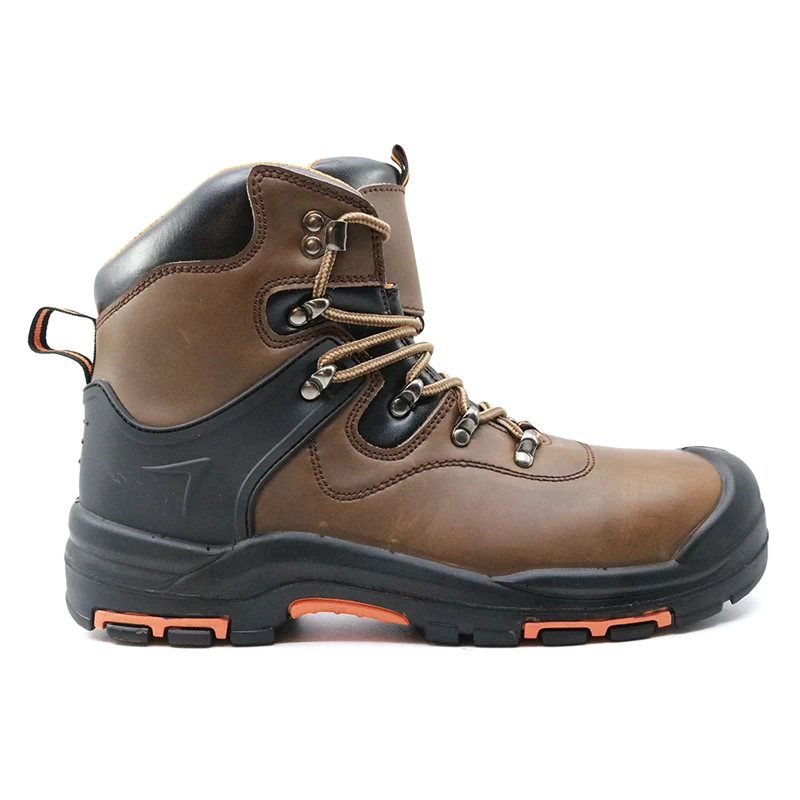 China TC001 heat resistant rubber sole steel toe safety boots shoes manufacturer