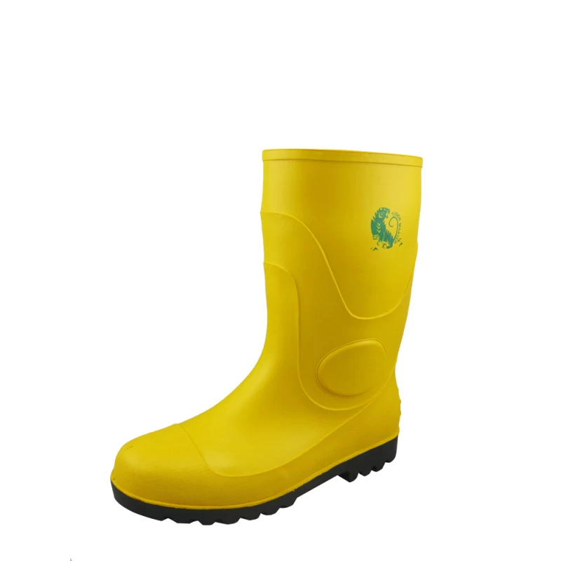 China TIGER MASTER brand CE standard heavy duty yellow wellington boots manufacturer