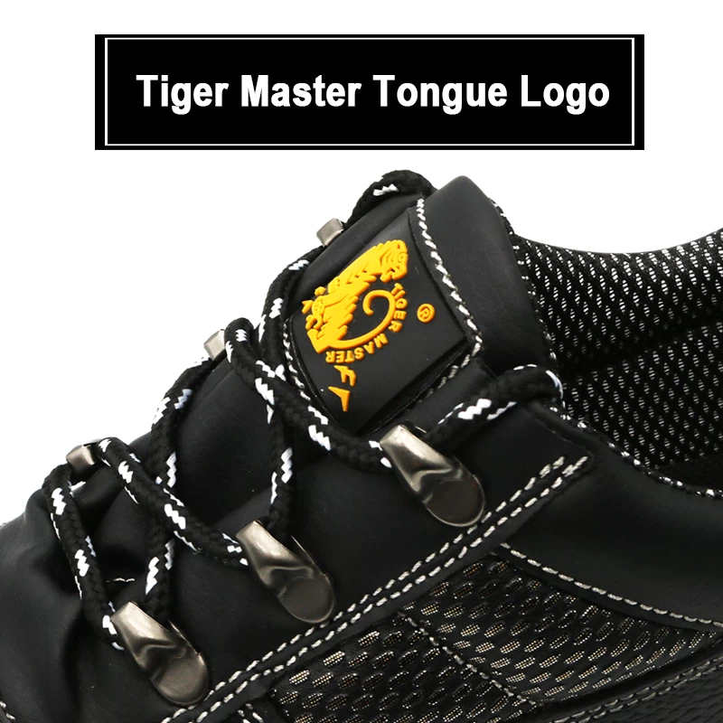 China TM003L Anti slip genuine leather oil water resistant anti static work safety shoes steel toe cap manufacturer