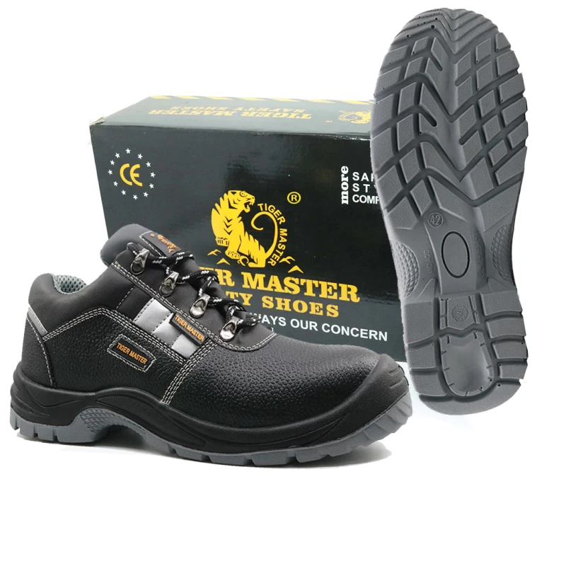 China TM004L CE EN345 S3 tiger master brand steel toe mid plate safety shoes industrial manufacturer