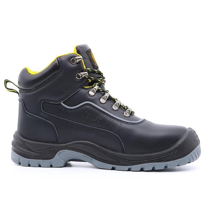 China TM021 Non-slip prevent puncture anti static industrial safety shoes mid cut steel toe manufacturer