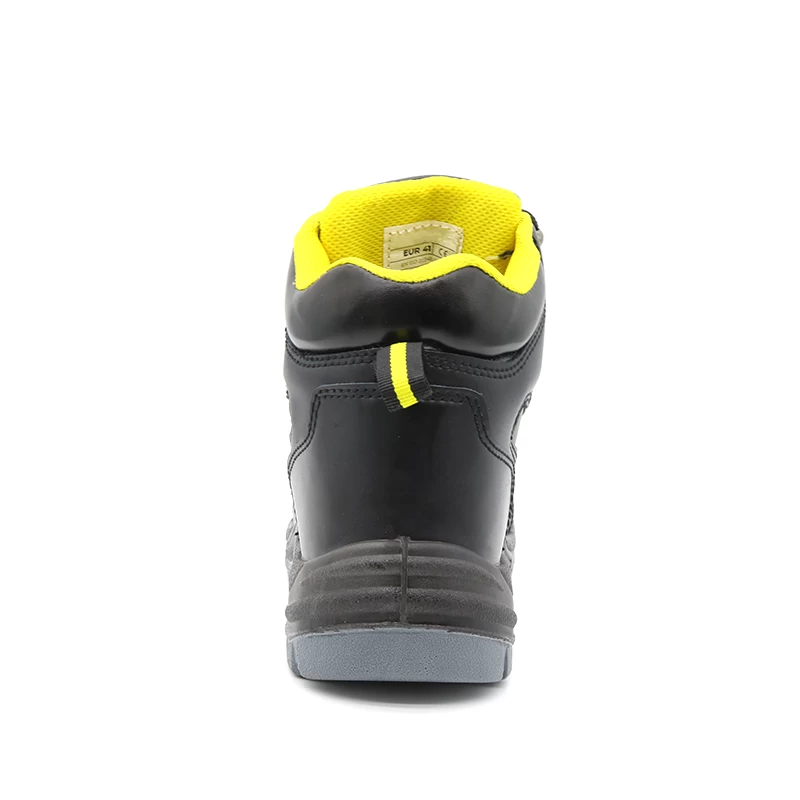 China TM021 Slip oil acid resistant anti puncture steel toe industrial leather safety shoes manufacturer