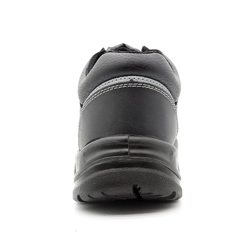 China TM027 Anti slip oil acid resistant steel toe prevent puncture mining safety shoes black manufacturer