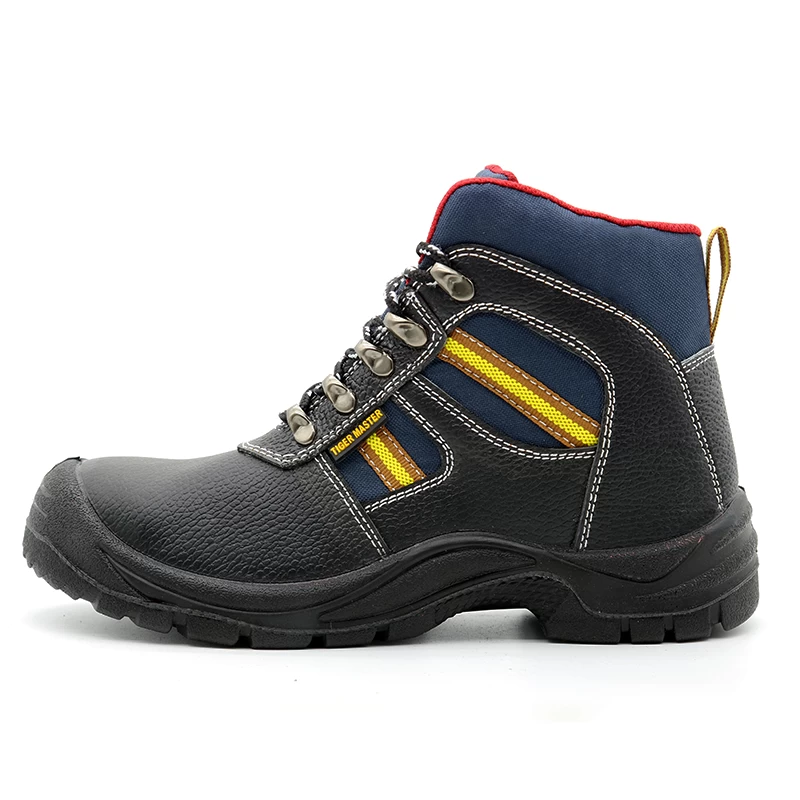 China TM040 Non-slip oil proof labour protection prevent puncture safety shoes mid cut steel toe manufacturer