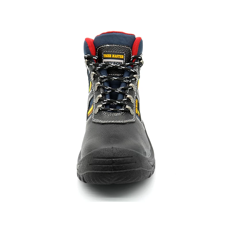 China TM040 Non-slip oil proof labour protection prevent puncture safety shoes mid cut steel toe manufacturer