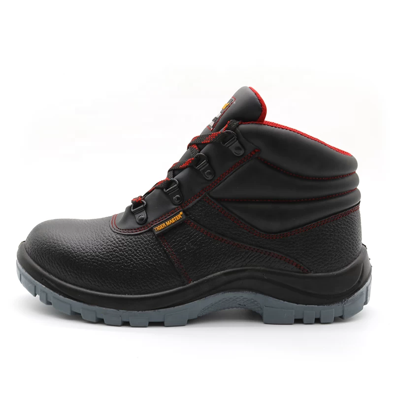 China TM049 Black leather anti slip pu sole steel toe YDS industrial safety shoes manufacturer