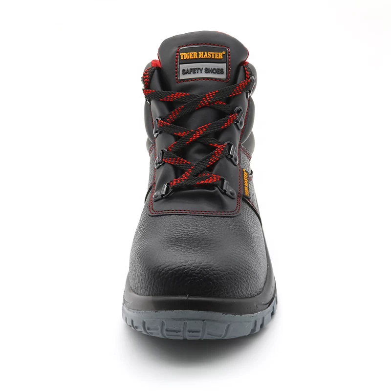 China TM049 Black leather anti slip pu sole steel toe YDS industrial safety shoes manufacturer