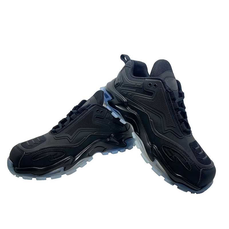 China TM1024 Oil resistant TPU sole fiberglass toe lightweight workshop safety shoes sport manufacturer