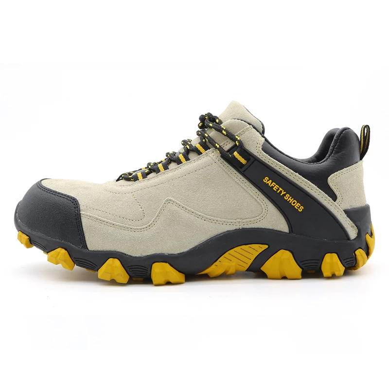 China TM119 Oil slip resistant soft rubber sole anti puncture outdoor hiking safety sports shoes steel toe manufacturer