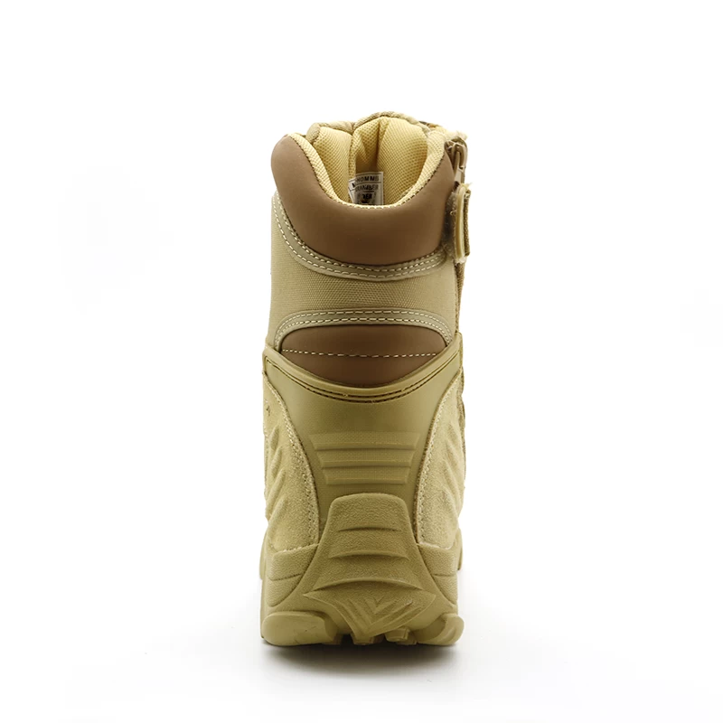 China TM128 Anti slip abrasion resistant rubber sole lightweight delta desert military boots manufacturer