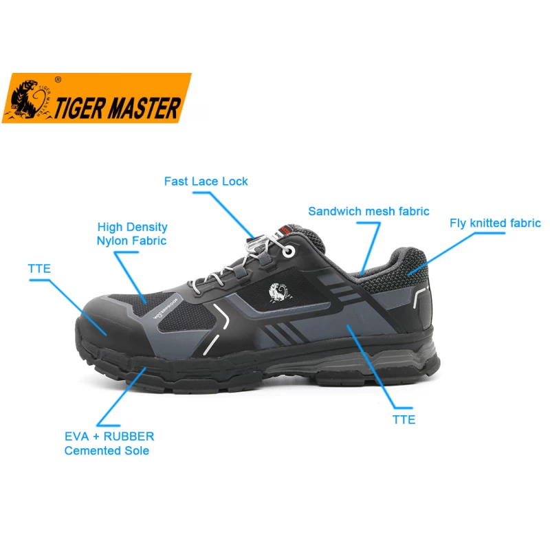 China TM130 Anti slip eva rubber sole composite toe anti puncture waterproof shoes shoes work manufacturer