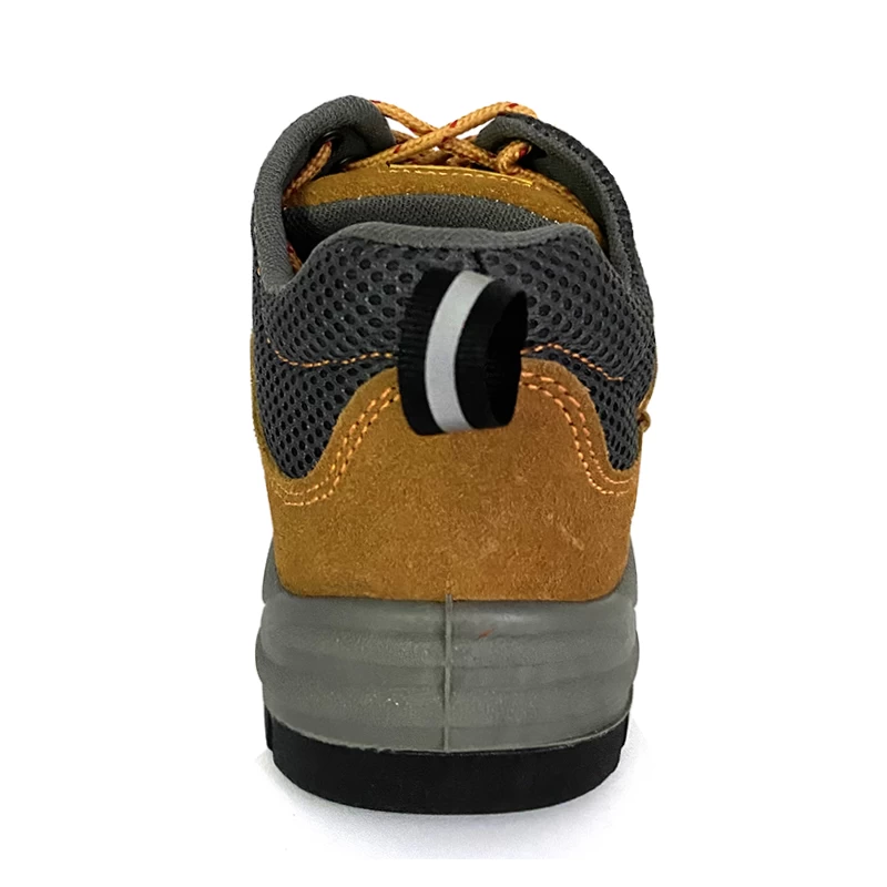 China TM2001 Oil slip resistant suede leather steel toe cheap safety work shoes manufacturer