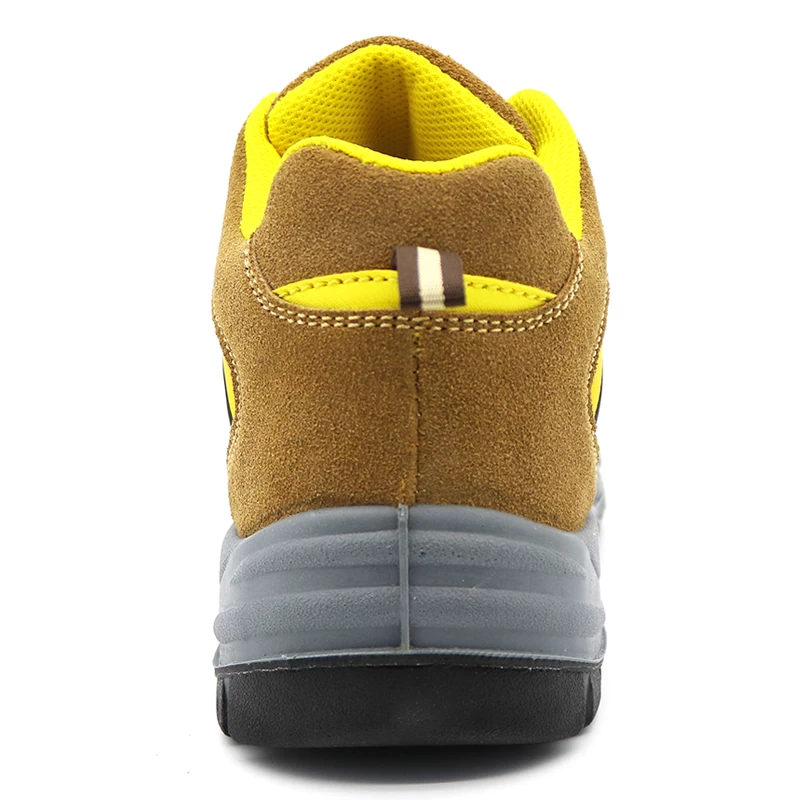 China TM2002 Anti slip cheap suede leather puncture proof safety work shoes steel toe manufacturer