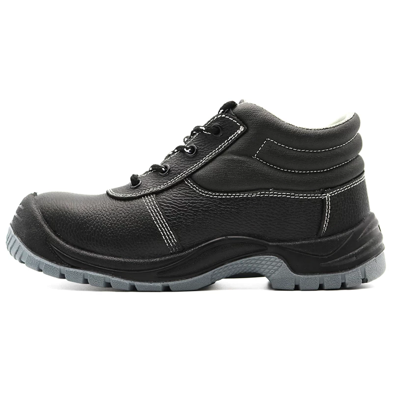 China TM2006 Oil acid resistant non slip steel toe puncture proof men labor safety shoes black manufacturer
