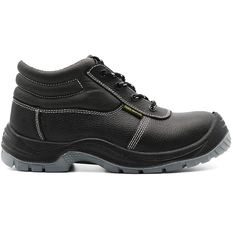 China TM2006 Oil acid resistant non slip steel toe puncture proof men labor safety shoes black manufacturer