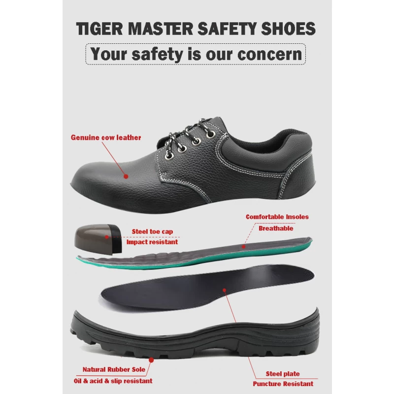 China TM2013 oil acid alkali resistant work shoes men manufacturer
