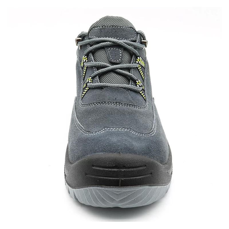 China TM2016 Anti slip suede leather steel toe prevent puncture sport type safety shoes manufacturer