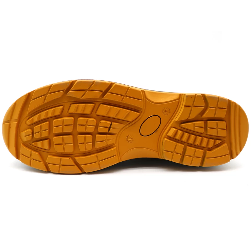 China TM211 KPU upper slip oil resistant PU outsole steel toe mid plate safety sports shoes manufacturer