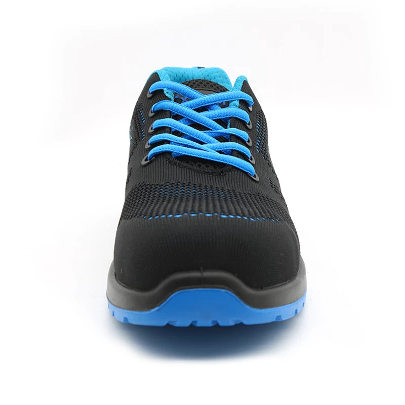 中国 TM212B 蓝色防滑无金属复合鞋头防穿刺机场安全鞋运动 制造商