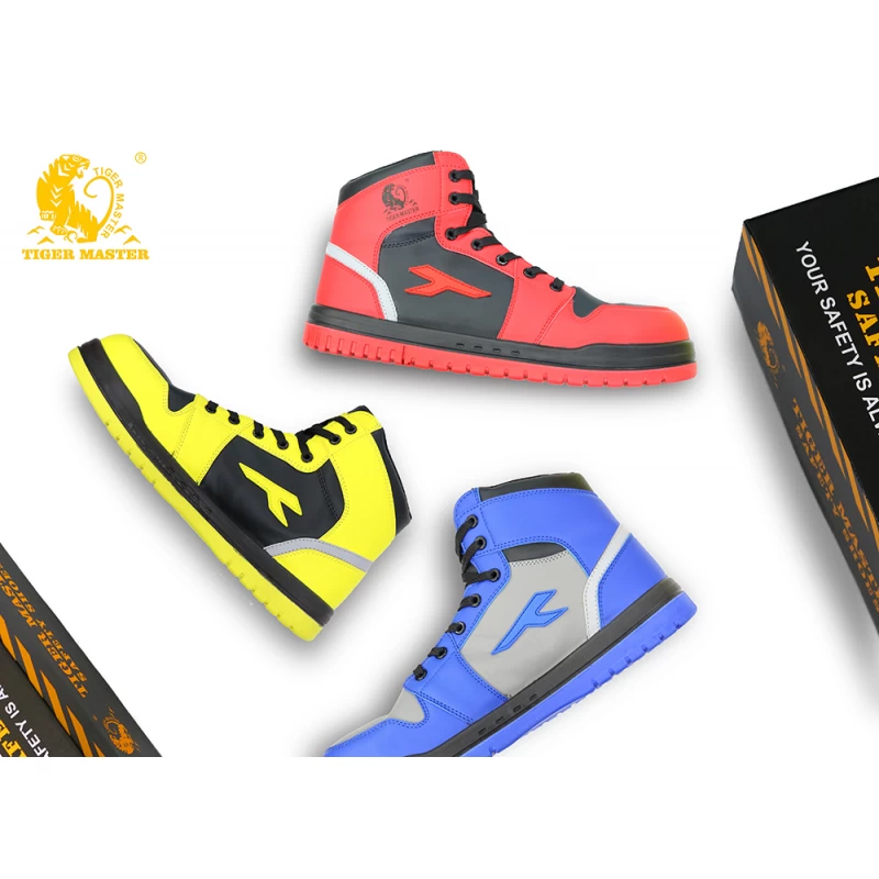 China TM216Y-L Oil resistant non-slip anti puncture stylish women sport safety shoes composite toe manufacturer