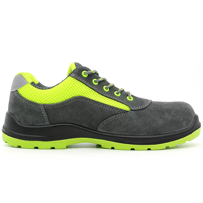 China TM223 Anti slip PU outsole CE composite toe metal free lightweight safety sport shoes manufacturer