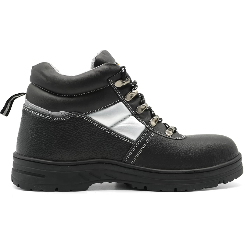 Китай TM3004 Маслостойкая черная кожа, устойчивая к проколам, защитная обувь для нефтяных месторождений, стальной носок производителя