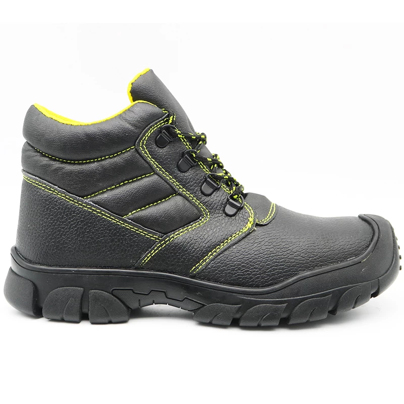 China TM3005 Oil acid resistant anti slip rubber sole steel toe prevent puncture leather safety shoes manufacturer