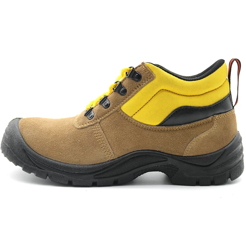 China TM3017 Anti slip steel toe puncture resistant cheap suede leather safety shoes to nigeria manufacturer