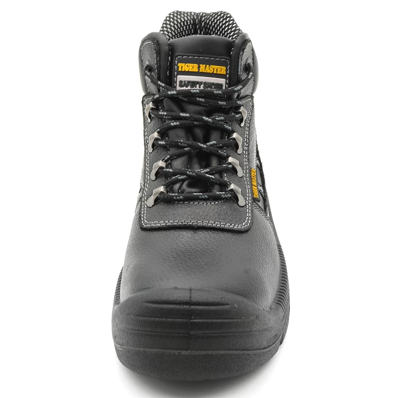 China TM3019 tiger master anti slip puncture proof wide steel toe cap safety shoes industrial manufacturer