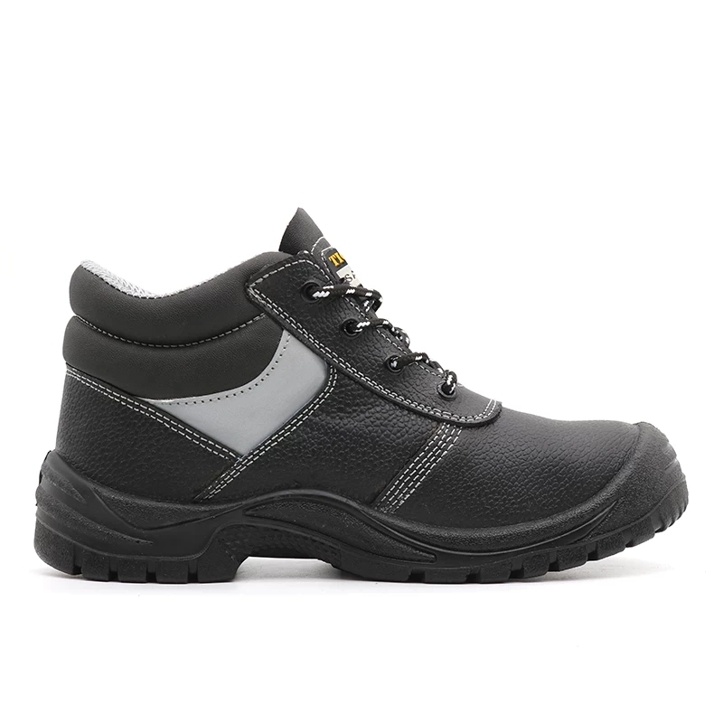 China TM3025 Oil acid proof non-slip leather labour industrial safety shoes mid cut steel toe manufacturer