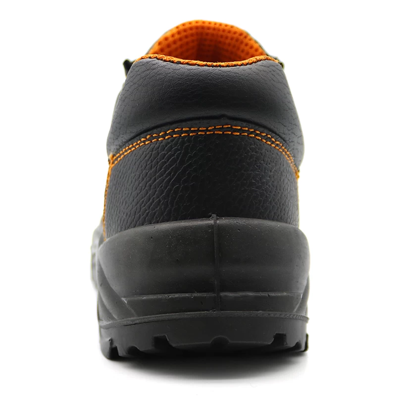 China TM5005 Low ankle black leather steel toe prevent puncture men work shoes manufacturer