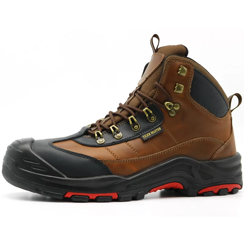 China TM104 Tiger master brand oil resistant composite toe puncture proof oil field safety boots men manufacturer