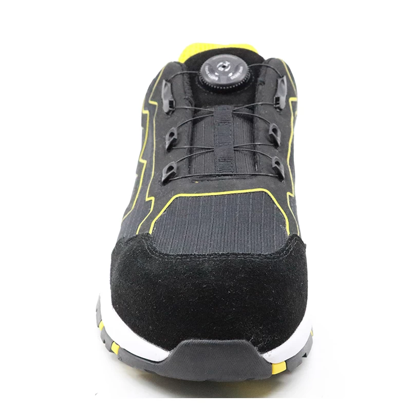 China TMC019 Anti slip fast loosen lightweight impact resistant sport type safety shoes men manufacturer