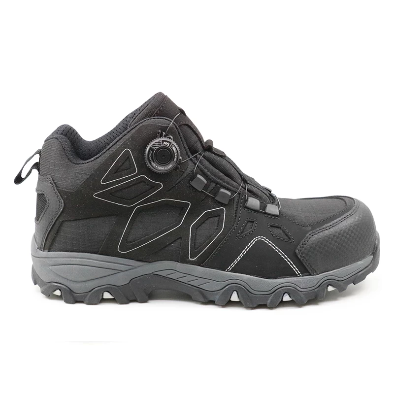 China TMC034 Cemented metal free composite toe fast loosen safety work shoes manufacturer