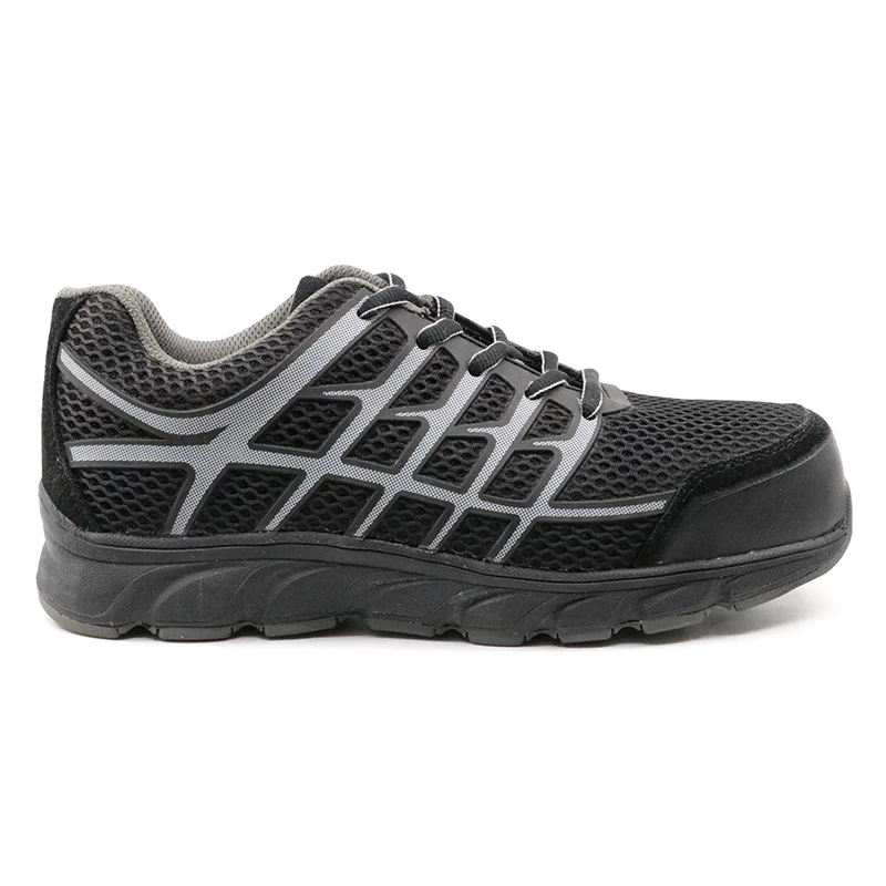 China TMC035 oil resistant lightweight composite toe metal free sport type safety shoes men manufacturer