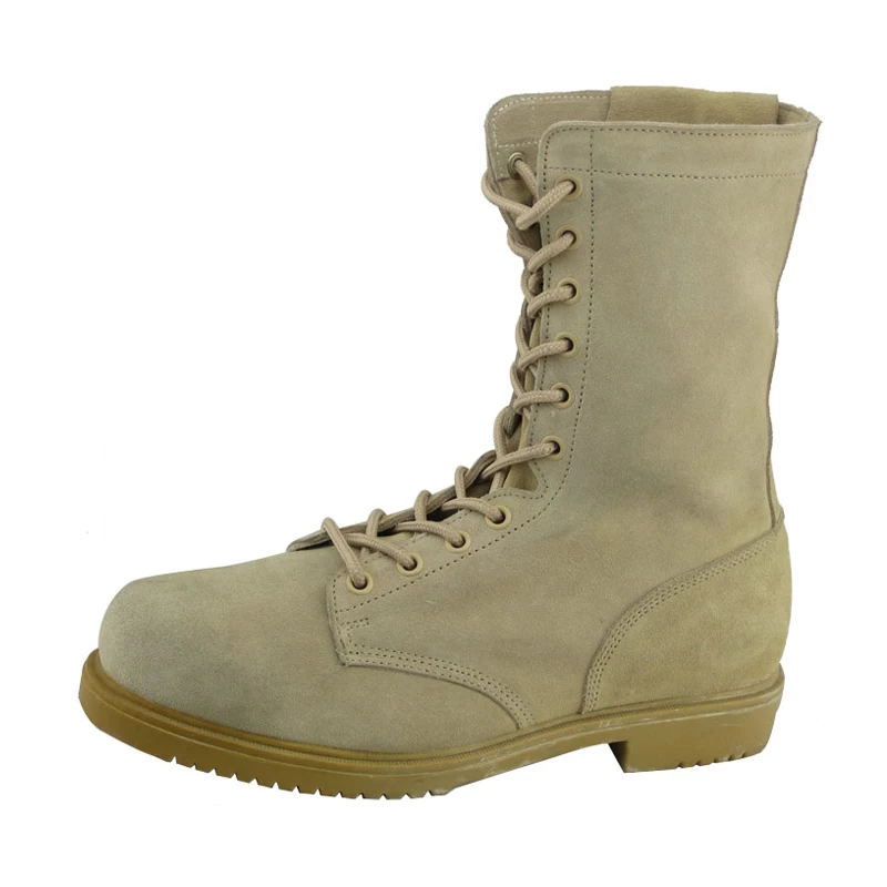 China suede leather cemented army desert boots manufacturer