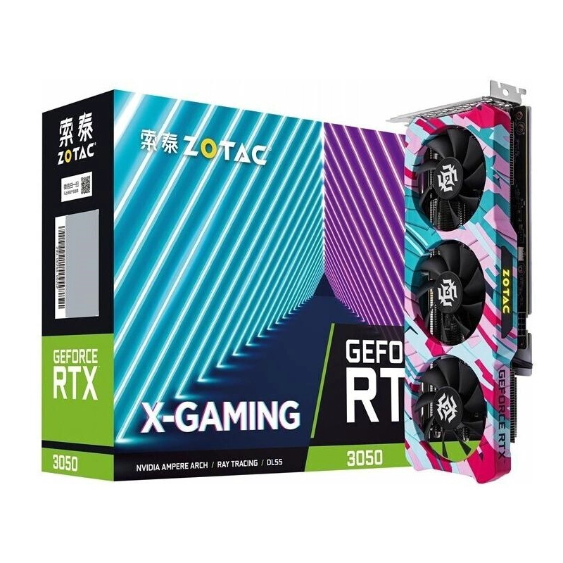 中国 ZOTAC GeForce RTX 3050 LHR 8GB X-GAMING OC GDDR6 グラフィック カード メーカー