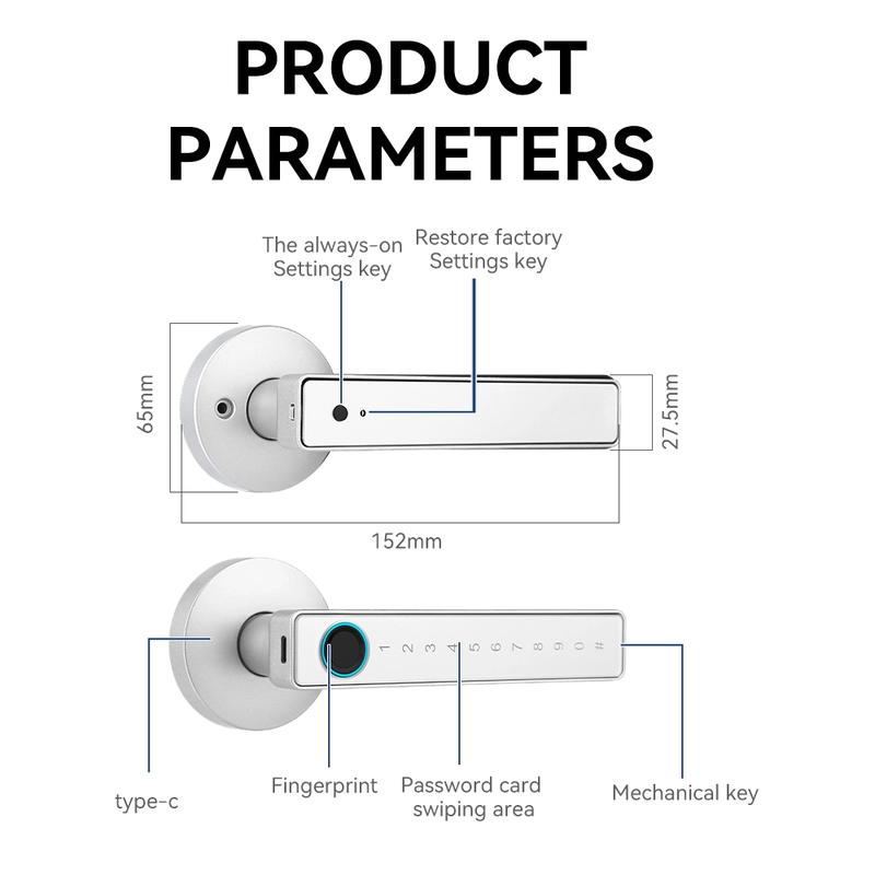 China Smart Lock BSI 20D-silver manufacturer