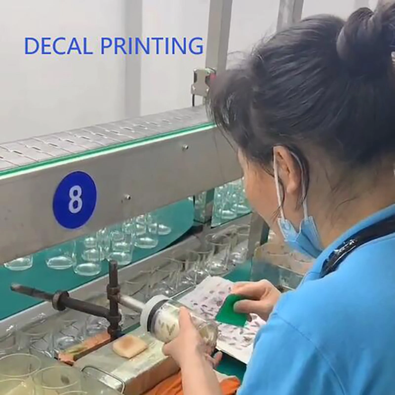 Auto Decal Printing Finish for Candle Jars