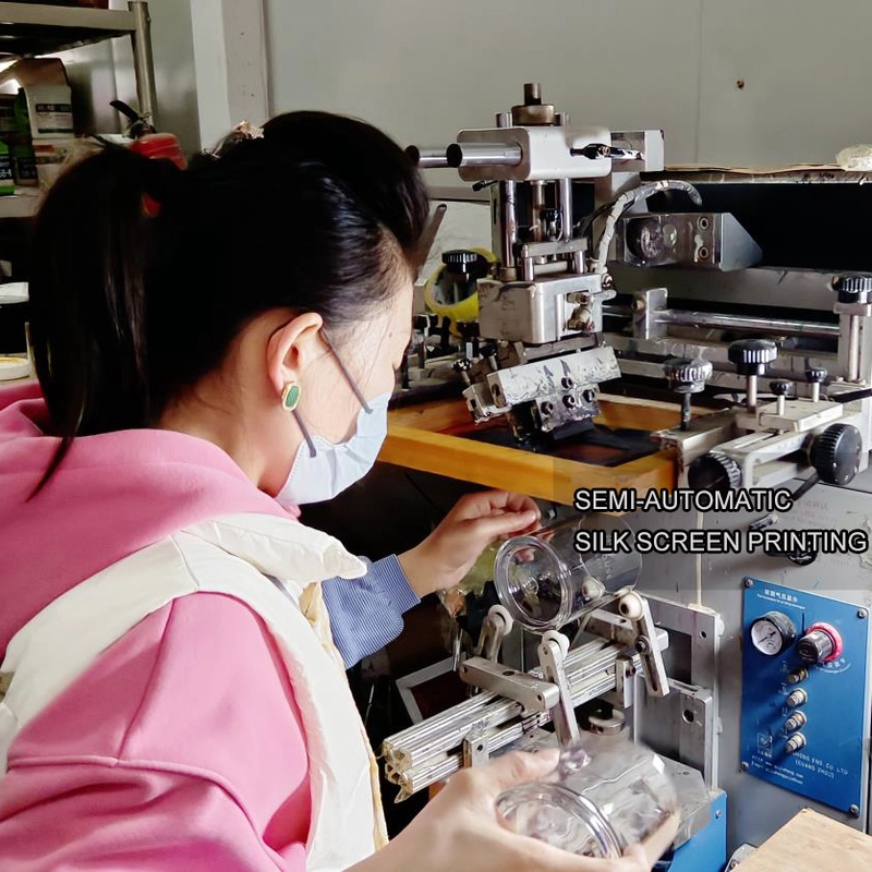 Semi-auto Silk Screen Printing