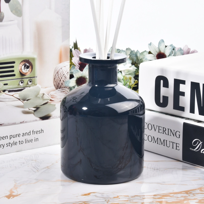 Wholesale Midnight Blue Glass Diffuser Bottles for Private Label