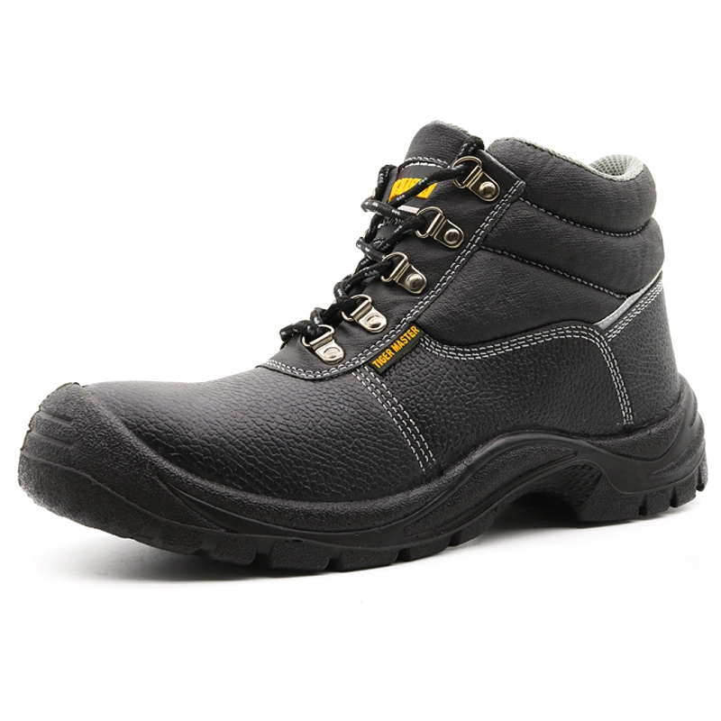 Chine TM018 Tiger master semelle extérieure en PU antidérapante chaussures de sécurité industrielles anti-crevaison bout en acier à coupe moyenne fabricant